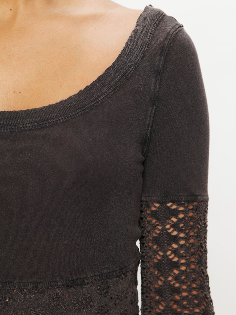 Free People We The Free Girlie Greaser Top - Picture 3 of 10
